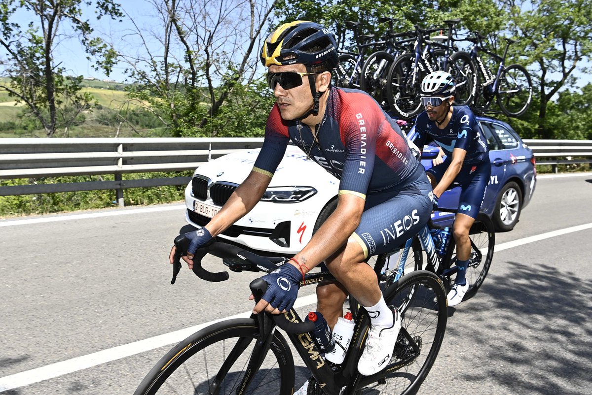 Richard Carapaz hace una gran carrera y es cuarto en la general del Giro de Italia