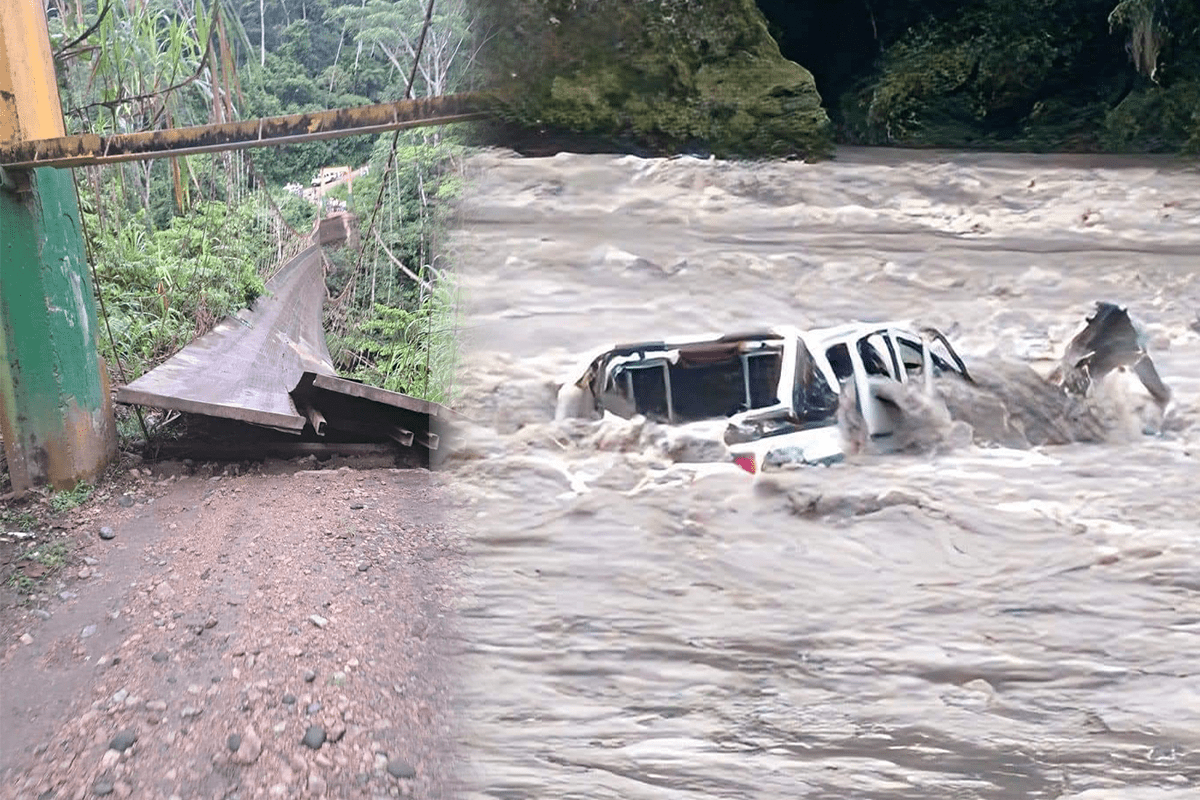 Sucúa: 5 fallecidos deja la caída de un vehículo al río Upano